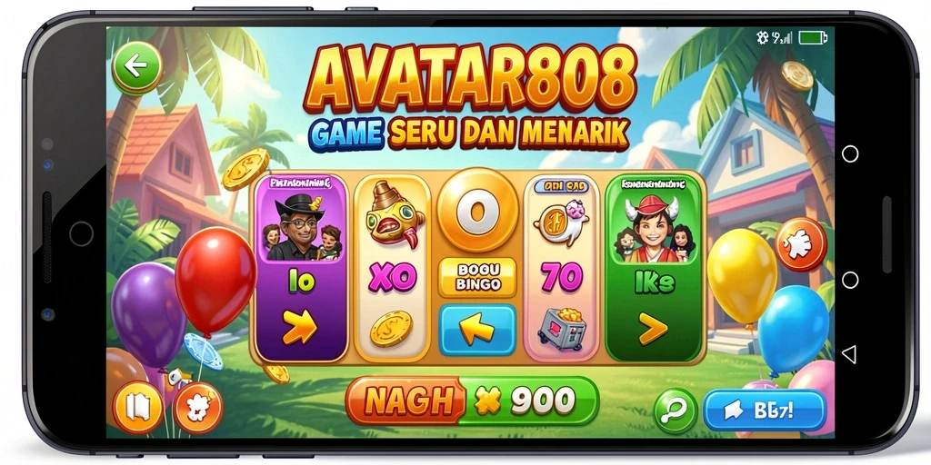 Tampilan gameplay Bingo yang seru di AVATAR808.