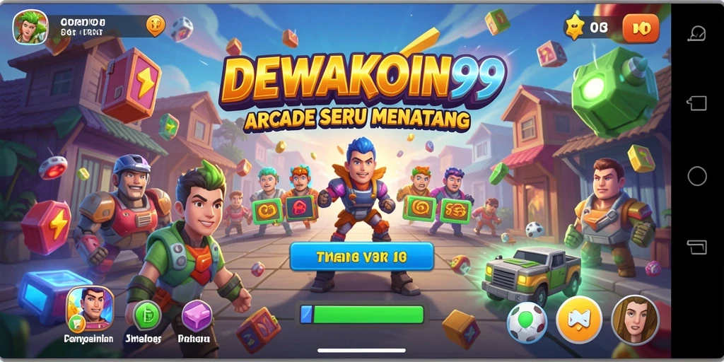 Tampilan gameplay DEWAKOIN99 yang menarik dan menantang.