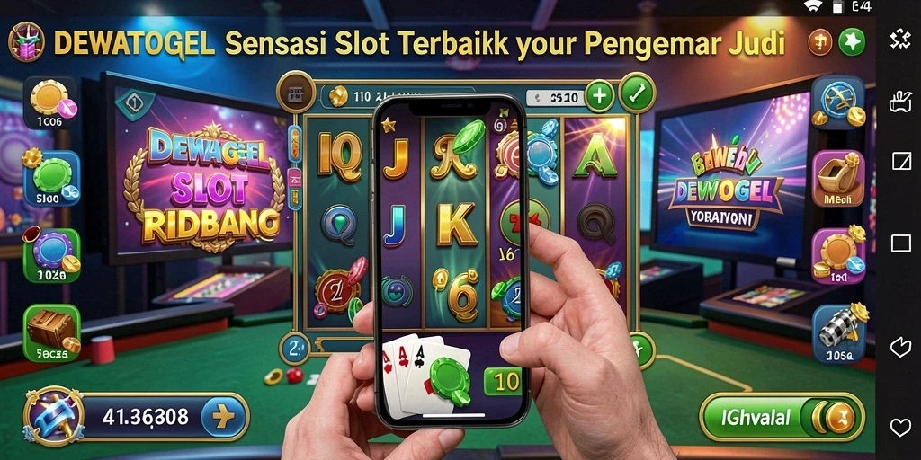 Screenshot gameplay DEWATOGEL menampilkan mesin slot yang mengasyikkan.