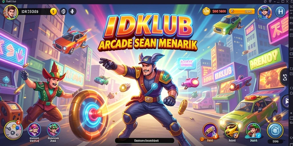 Gameplay seru IDKLUB dengan grafik yang menawan.