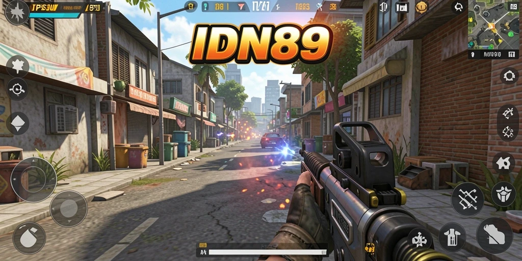 Tampilan gameplay IDN89 yang menegangkan dan seru.