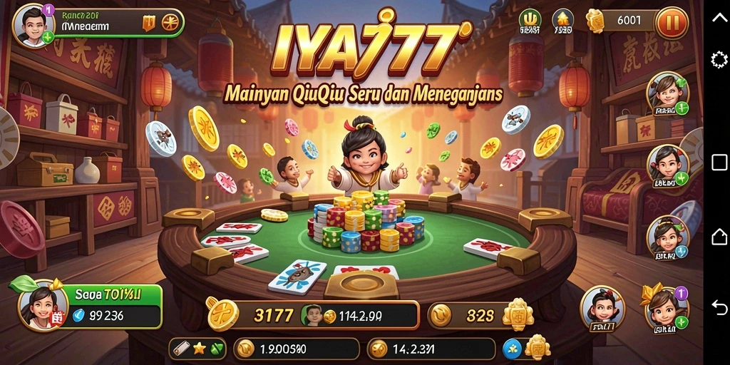 Tampilan gameplay QiuQiu yang menarik dan seru.