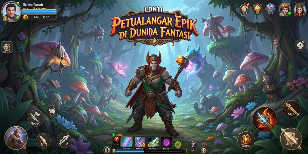 Screenshot gameplay LDN11 yang menampilkan pertarungan dan eksplorasi mendebarkan.