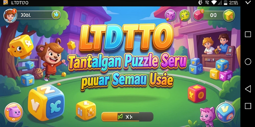 Tampilan gameplay LTDTOTO menampilkan tantangan puzzle yang menarik.