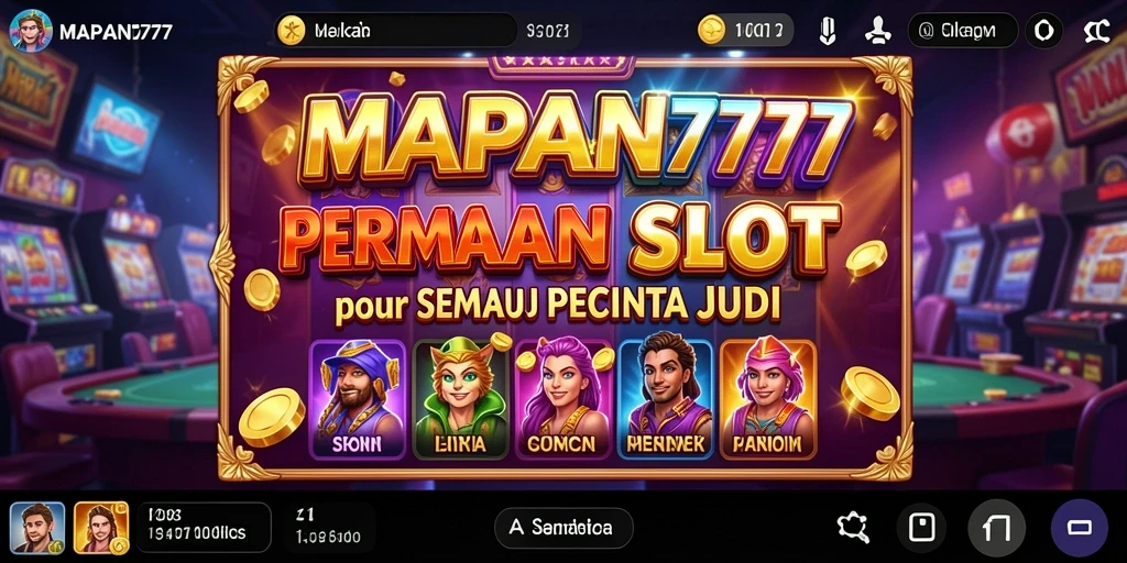 Gameplay seru dan menarik di aplikasi MAPAN777 Slot.