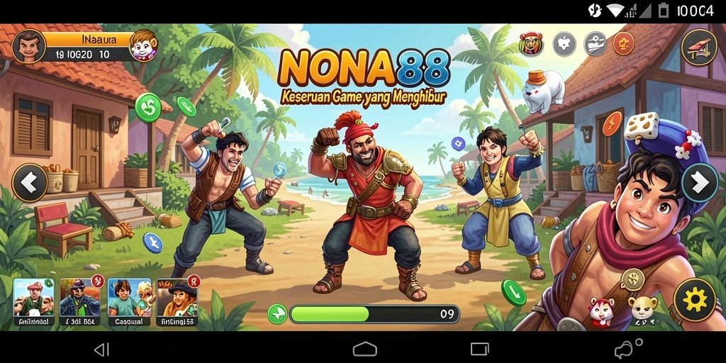 Gameplay NONA88 yang seru dan menghibur untuk semua kalangan.