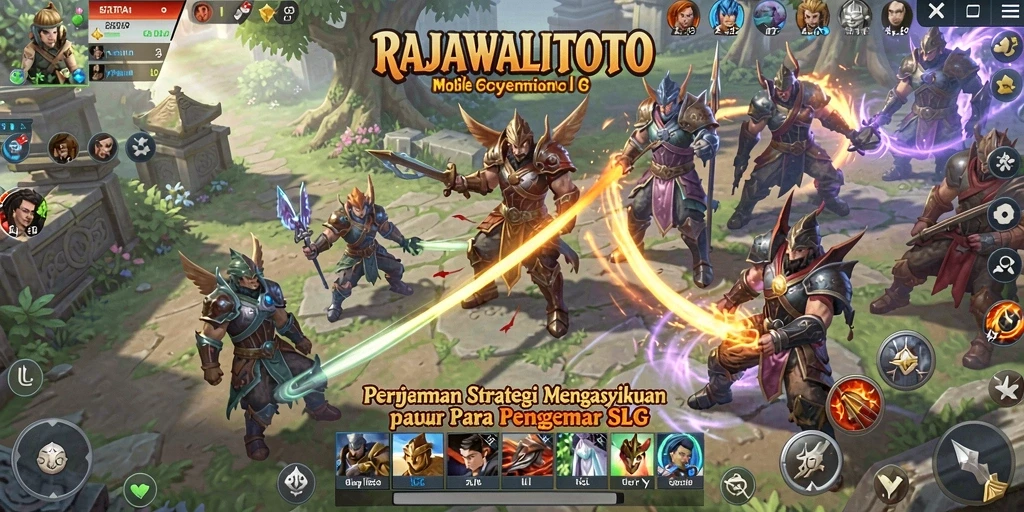 Tampilan gameplay menarik dari RAJAWALITOTO.