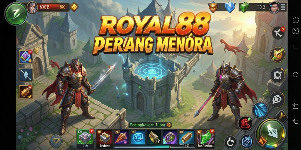 Gameplay Tower Defense yang seru dan menantang di ROYAL88.