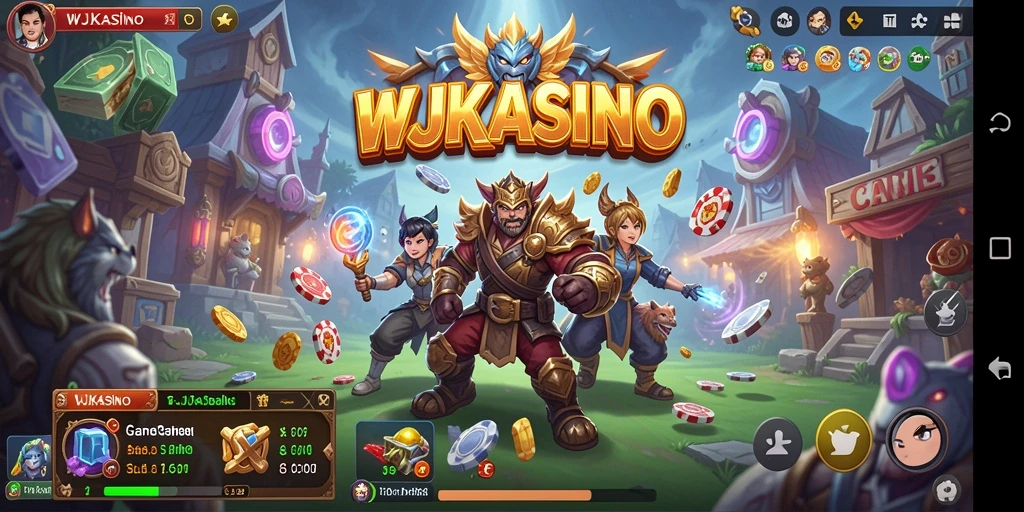 Tampilan gameplay strategis di WJKASINO yang memikat dan interaktif.