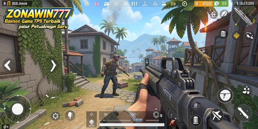 Tampilan gameplay ZONAWIN777 yang menegangkan dan dinamis.